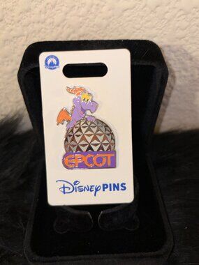 Disney Parks Figment EPCOT Pin Purple Dragon EPCOT Ball Pin